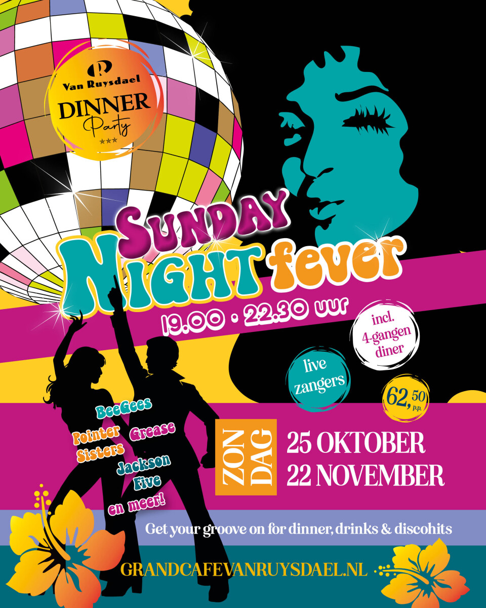 Sunday Night Fever 1080x1350px